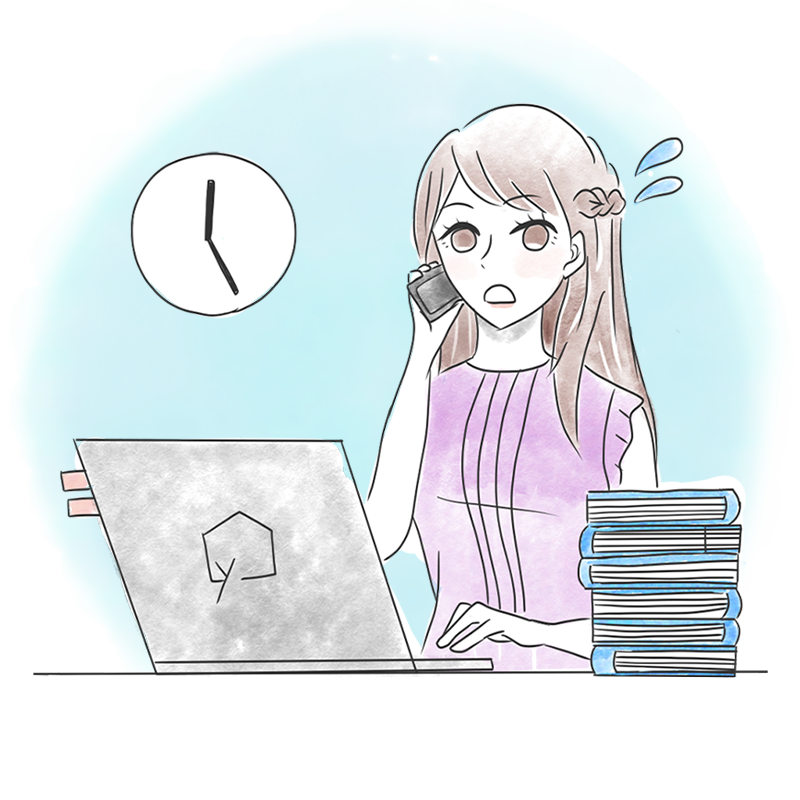 仕事や忙しさに追われていつの間にか時間が過ぎてしまう